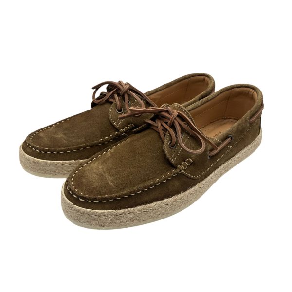 Invidia - Scarpe modello Barca in vitello scamosciato fondo gomma e corda - immagine 2