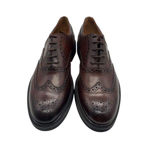 Franco Fedele - EU/44 - Scarpe stringate in pelle marrone - immagine 3