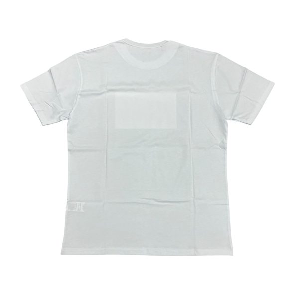 Kejo - T-shirt in cotone bianco con stampa frontale - immagine 2