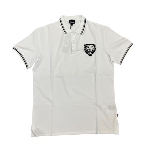 Just Cavalli - L - Polo in cotone bianco S03GL0014