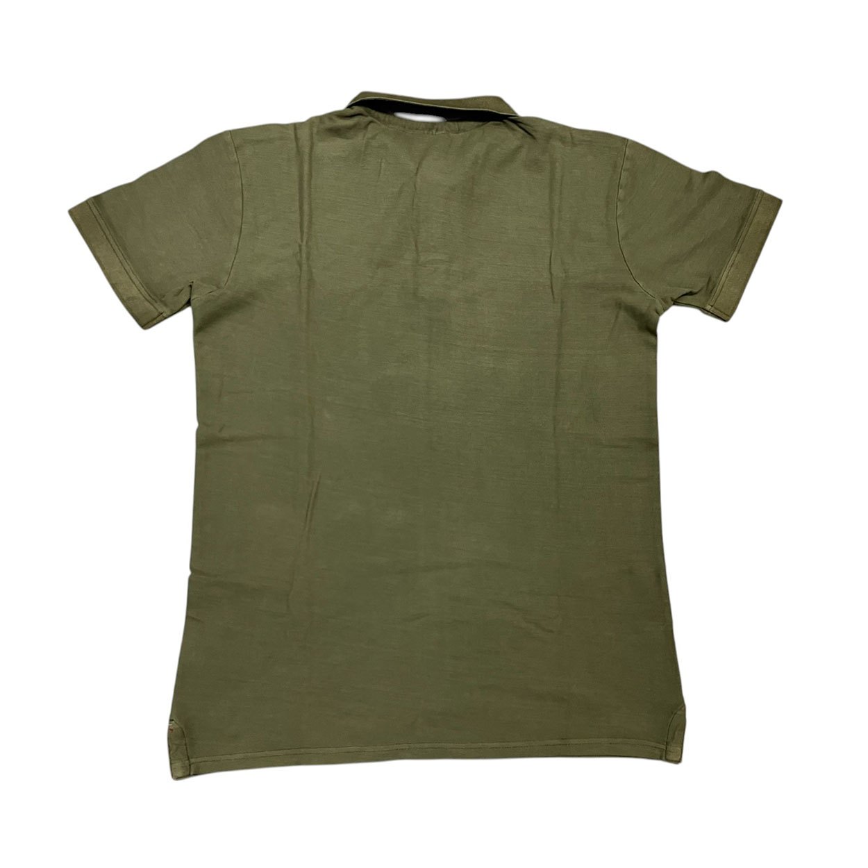 Società Aeronautica Italiana - L - Polo in cotone kaki con ricami e stampa uomo - immagine 2