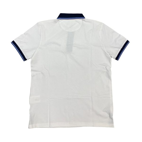 North Sails - M - Polo S/S w/Graphic bianco blu - immagine 2