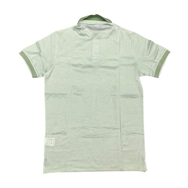 Vela Blu - Polo filo di Scozia colore verde acqua gambo - immagine 2