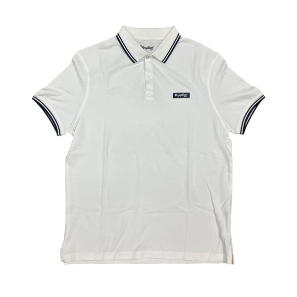 RefrigiWear - M - Polo in cotone bianco 101801