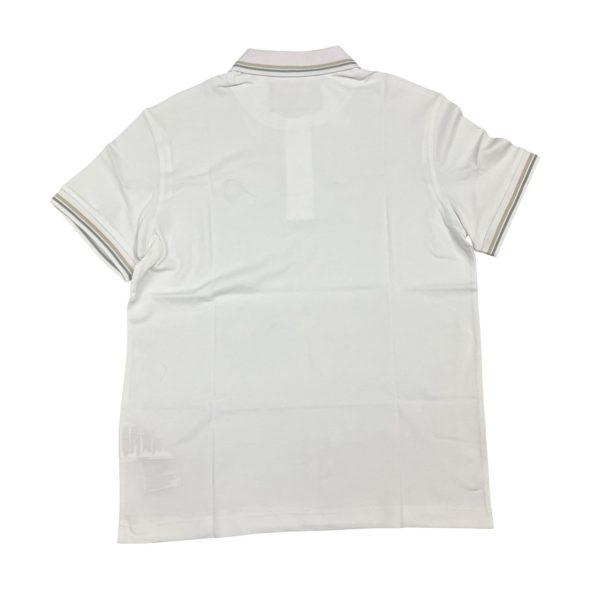 Museum - M - Polo manica corta cotone bianco ottico MS21 - immagine 2