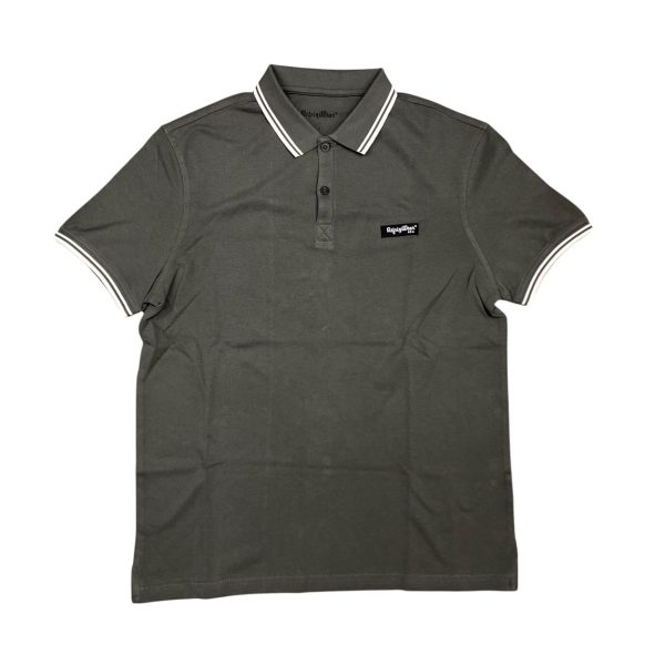 RefrigiWear - M - Polo in cotone grigio scuro 101801