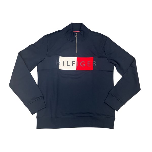 Tommy Hilfiger - XXL - Felpa in cotone organico blu scuro MW0MW09699403