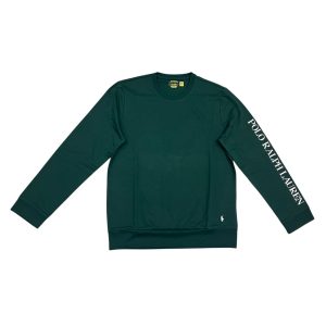 Polo Ralph Lauren - Felpa girocollo in cotone e poliestere verde