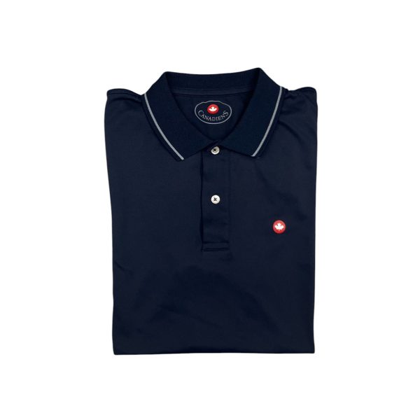 Canadiens - Polo CAH 4993 Colby Tech/M piquet Zeropuntotech RF blu scuro