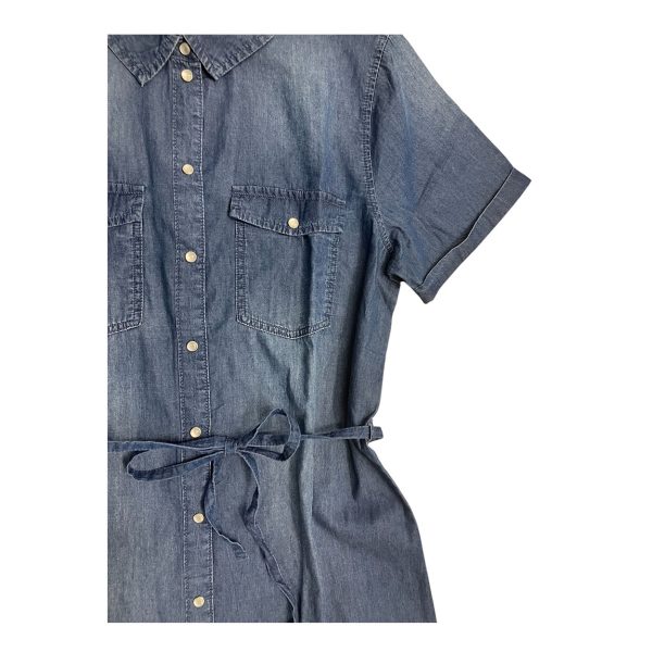 JDY - Vestito midi in denim leggero JDYBELLA S/S Shirt Dress WVN NOOS - immagine 3