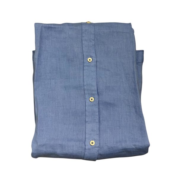 Ecoalf - Camicia in lino french blue Malibualf GASRMALIB0725MS23 - immagine 2