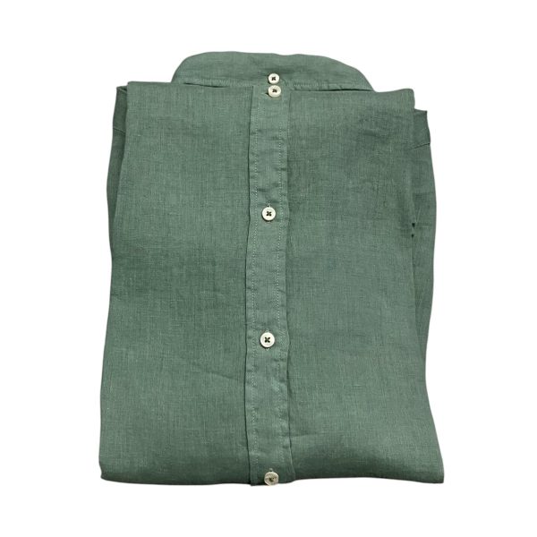 Ecoalf - Camicia in lino garden green Malibualf GASRMALIB0725MS23 - immagine 2