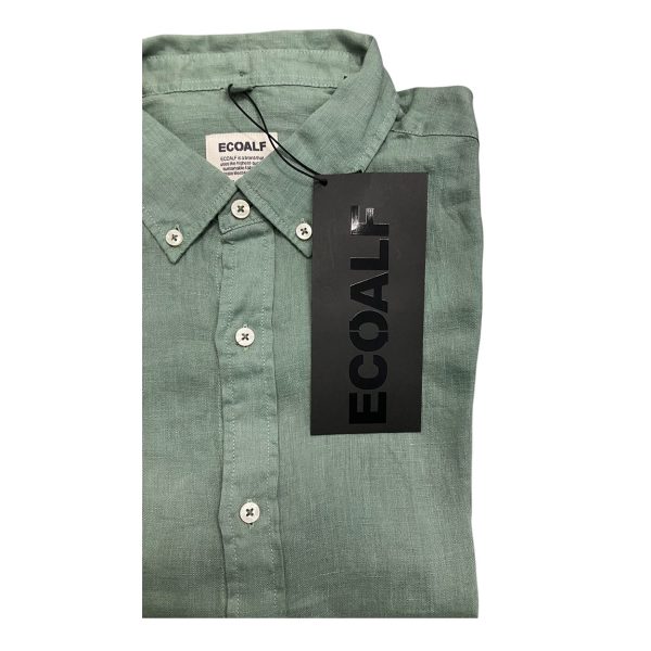 Ecoalf - Camicia in lino garden green Malibualf GASRMALIB0725MS23 - immagine 3