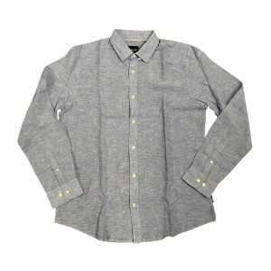 Only & Sons - Camicia in lino e cotone colore glicine