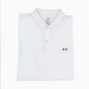 Sun68 - Polo in cotone bianco ottico