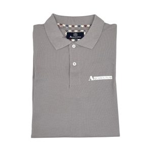 Aquascutum London - Polo in cotone grigio