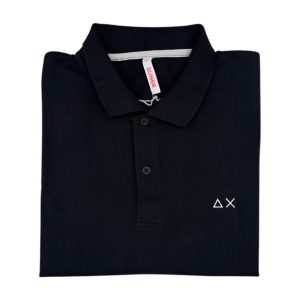 Sun68 - Polo in cotone nero