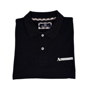 Aquascutum London - Polo in cotone nero