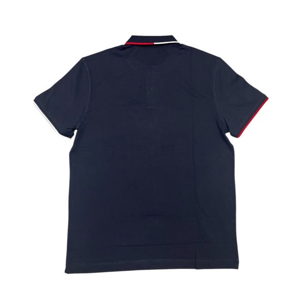 Harmont & Blaine - Polo in cotone blu scuro Regular fit LRN432 - immagine 3