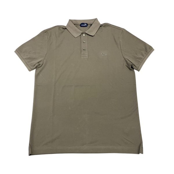 Harmont & Blaine - Polo in Pima cotone verde militare Regular fit LRN440 - immagine 2