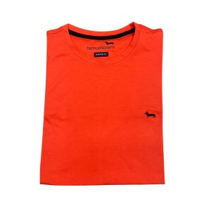Harmont & Blaine - T-shirt essential collection cotone arancione INN001