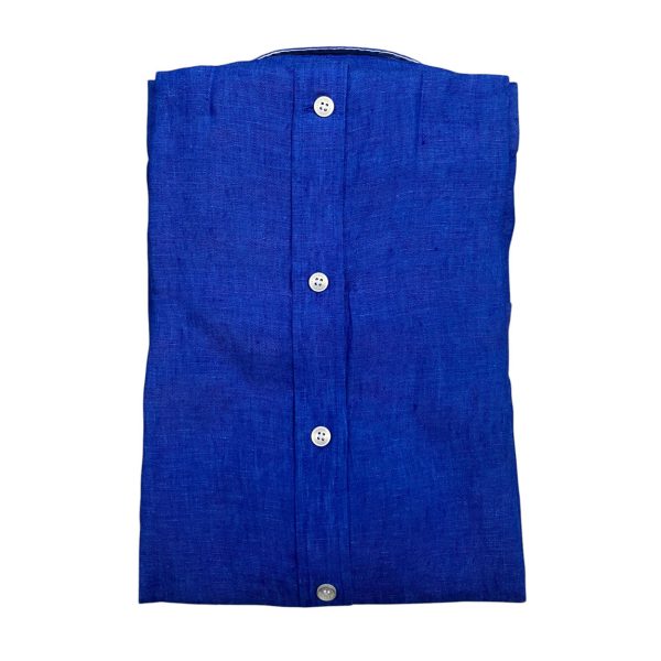 Harmont & Blaine -  Camicia in lino bluette CRN014 - immagine 2