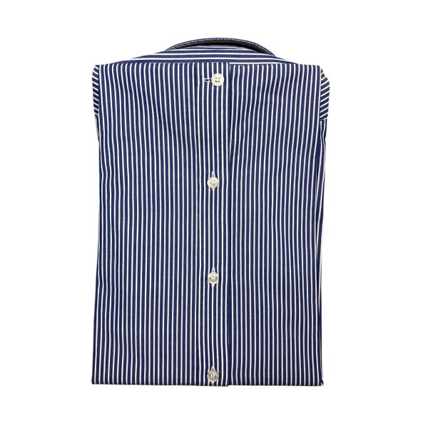 Harmont & Blaine -  Camicia in cotone a righe blu bianco CRN074 - immagine 2