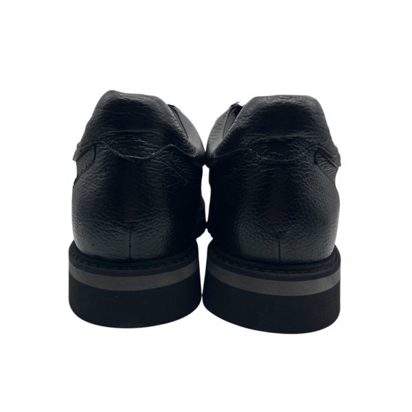 Brecos - EU/42 - Scarponcini in pelle di vitello nero con interni shearling 12040 - immagine 4
