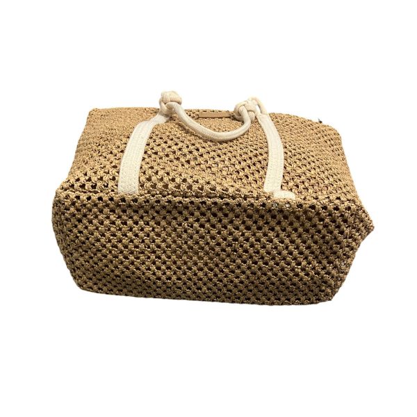 Sara - Borsa a spalla in paglia écru e corda panna RL504 - immagine 3