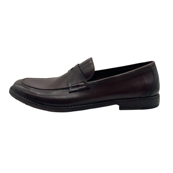 Brecos - EU/42 - Mocassini in pelle marrone lavorazione Ideal - immagine 3