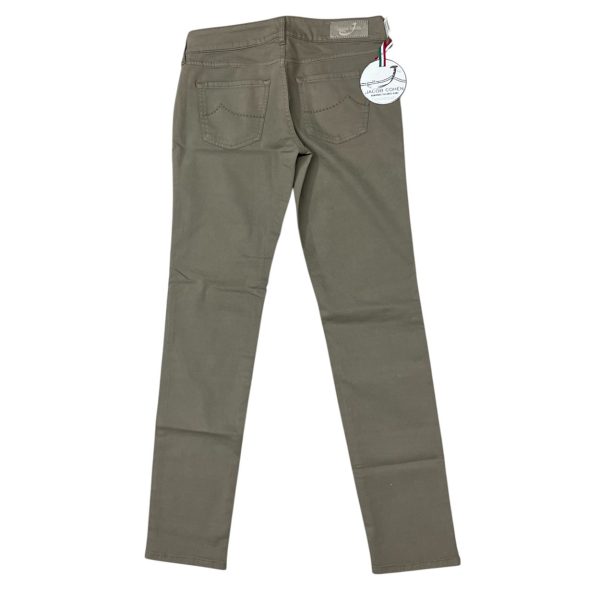 Jacob Cohën - Jeans in cotone elasticizzato écru PW713 Corine - immagine 2