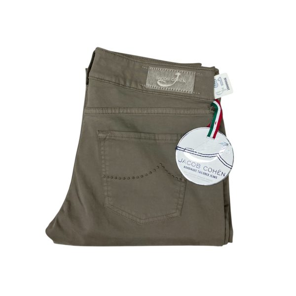 Jacob Cohën - Jeans in cotone elasticizzato écru PW713 Corine - immagine 3