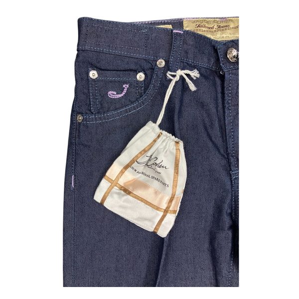 Jacob Cohën - Jeans leggero elasticizzato blu indigo J710-S - immagine 4