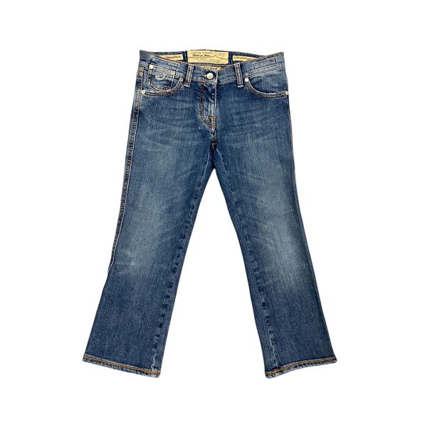 Jacob Cohën - Jeans 3/4 in cotone elasticizzato blu J741-S