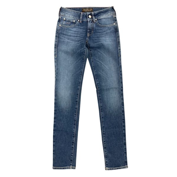 Jacob Cohën - Jeans slim fit in cotone elasticizzato blu PW713