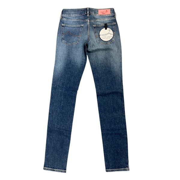 Jacob Cohën - Jeans slim fit in cotone elasticizzato blu PW713 - immagine 2