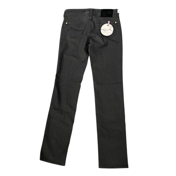Jacob Cohën - Jeans in cotone elasticizzato antracite J711 - immagine 2
