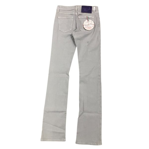 Jacob Cohën - W26 - Jeans bootcut in cotone elasticizzato grigio J710-S - immagine 2