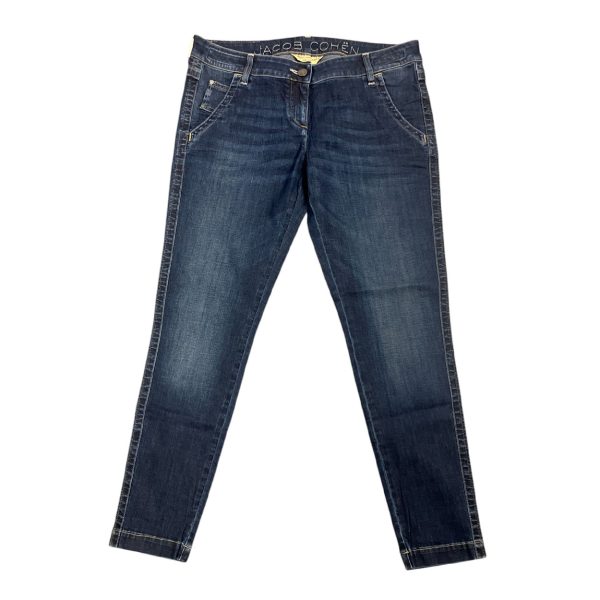 Jacob Cohën - W34 - Jeans chino in cotone elasticizzato blu PW746 Slim