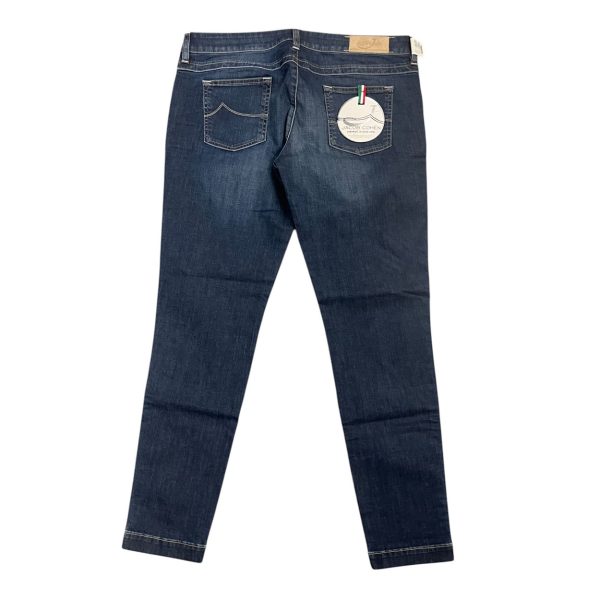 Jacob Cohën - W34 - Jeans chino in cotone elasticizzato blu PW746 Slim - immagine 2