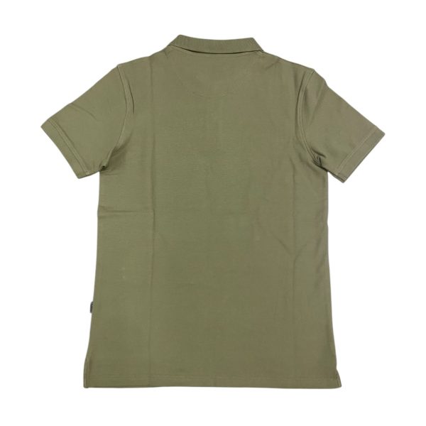 Aquascutum - Polo in cotone verde oliva PAQ08 P8 uomo - immagine 2
