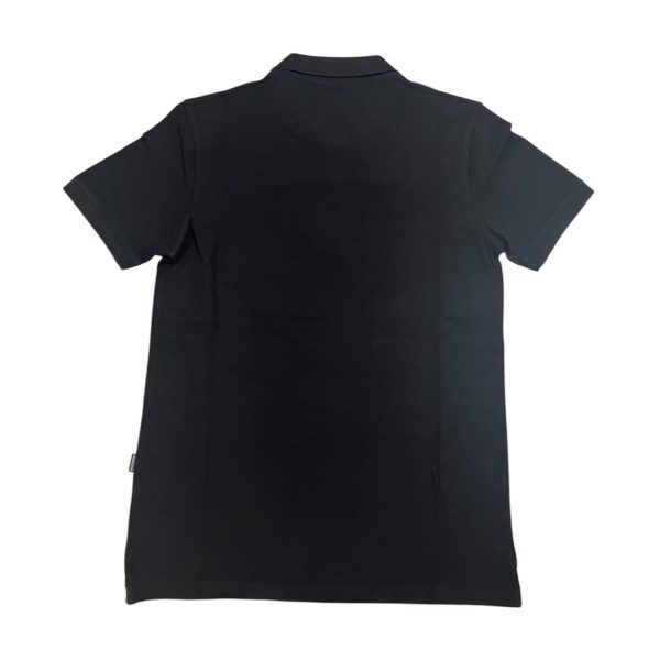 Aquascutum - Polo in cotone nero PAQ08 P8 uomo - immagine 2