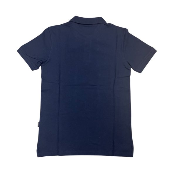 Aquascutum - Polo in cotone blu scuro PAQ08 P8 uomo - immagine 2