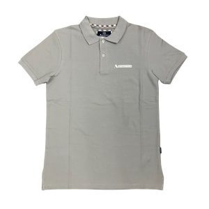 Aquascutum - Polo in cotone grigio PAQ08 P8 uomo