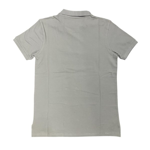 Aquascutum - Polo in cotone grigio PAQ08 P8 uomo - immagine 2