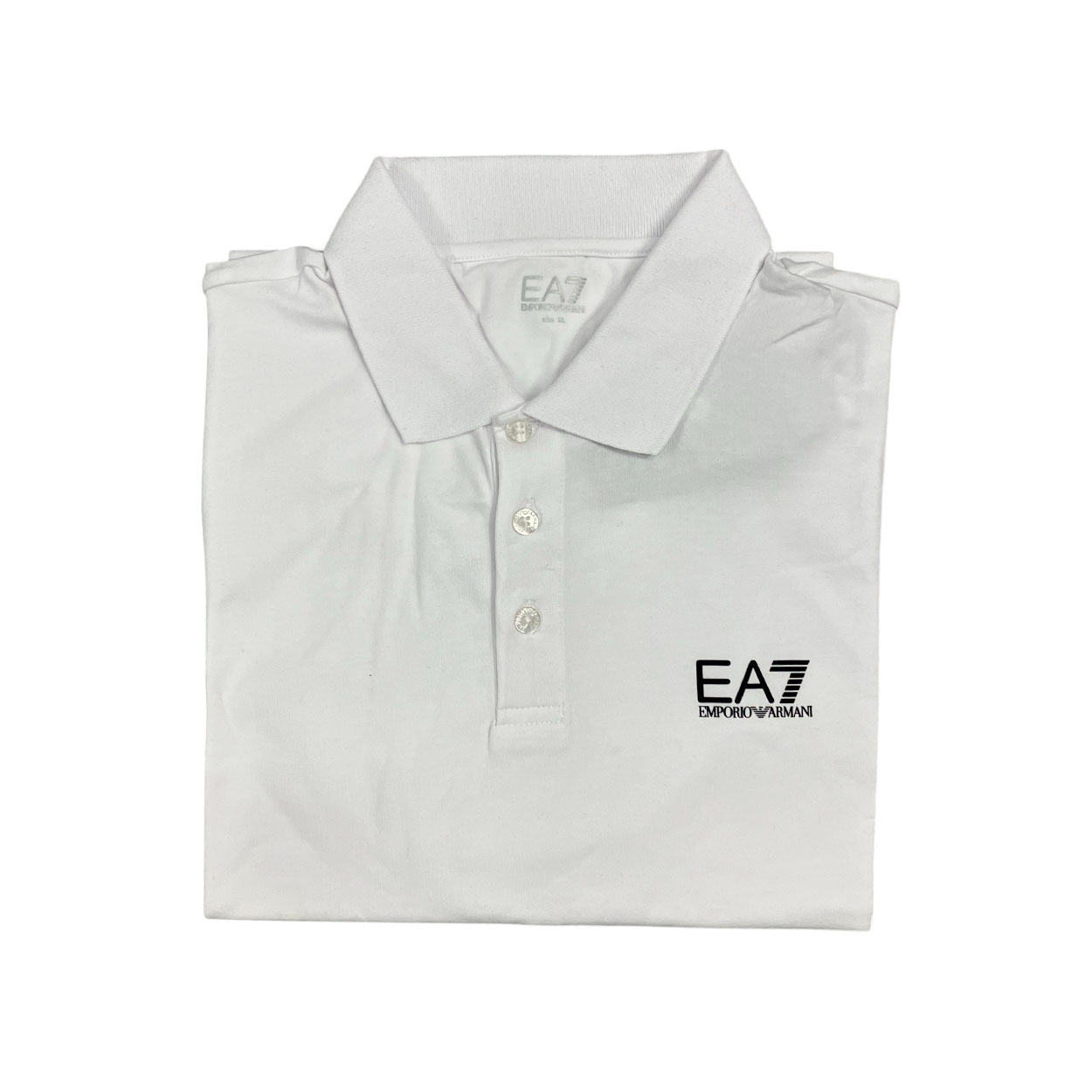 Emporio Armani - XL - Polo cotone 8NPF14 PJVQZ Training bianco ottico - immagine 4