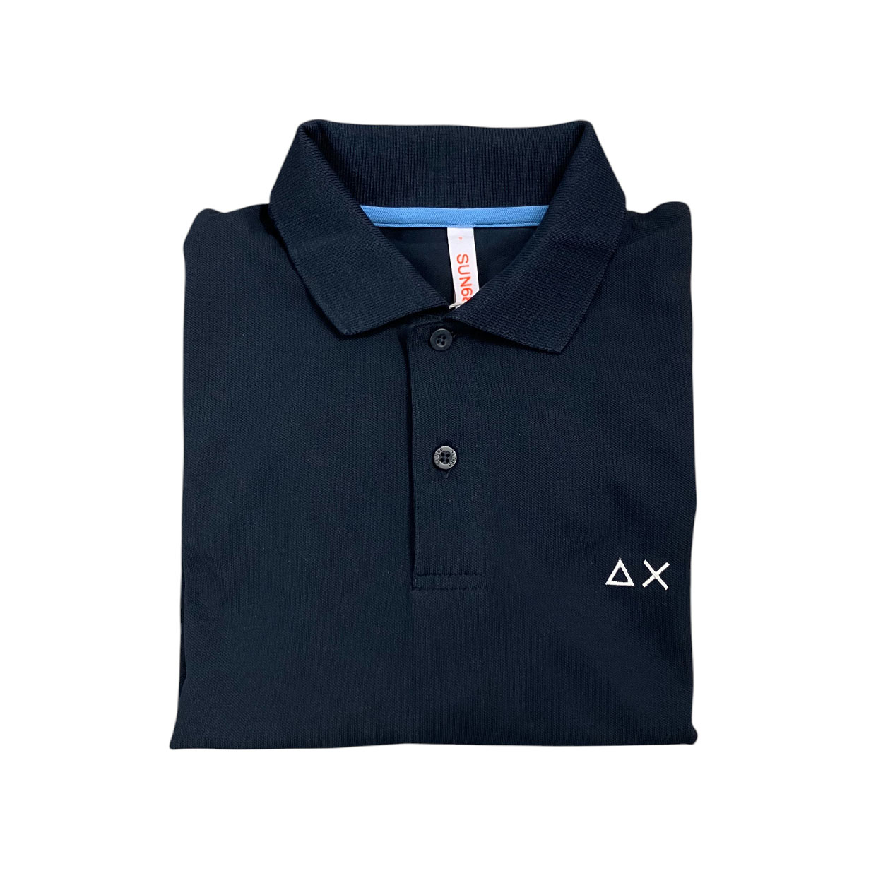 Sun68 - S - Polo basic S/S cotone A35109 blu navy - immagine 2