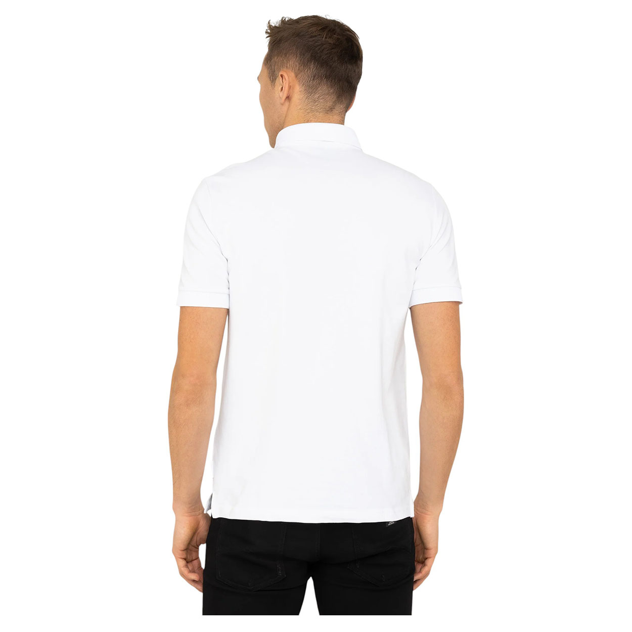 Armani Exchange - XXL - Polo cotone 8NZF91 ZJ81Z9 bianco ottico - immagine 2