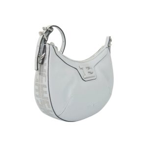 Ermanno Scervino - Borsa hobo tracolla mezzaluna polvere celeste Giovanna