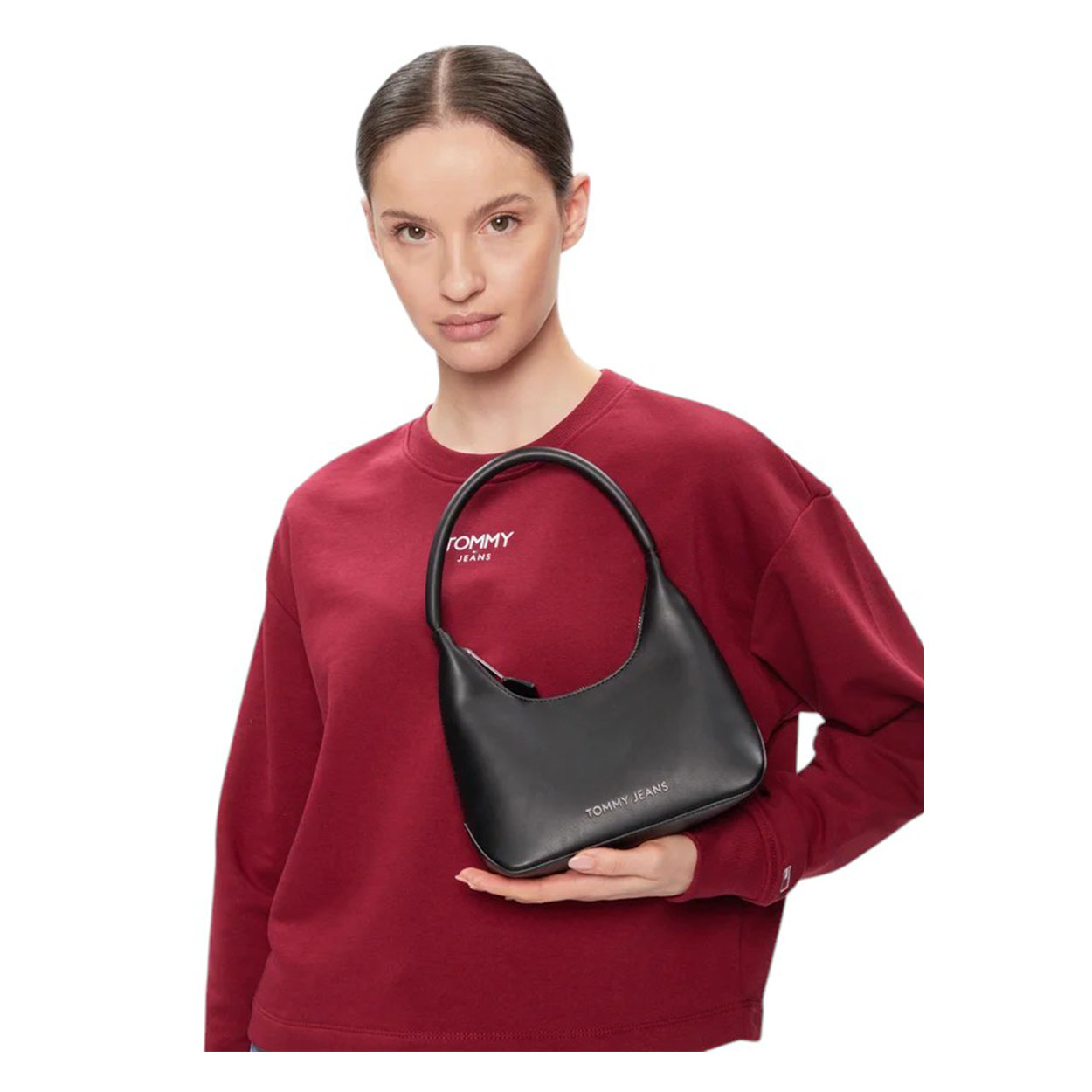 Tommy Jeans - Borsetta Tjw Ess Must Shoulder Bag AW0AW16097 Nero - immagine 4